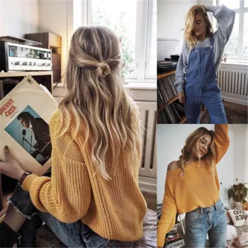 Women Casual Long Sleeve Knitwear Sweaters 2017 New Lady Winter Pullover Warm Top Coat
Women Casual Long Sleeve Knitwear Sweaters 2017 New Lady Winter Pullover Warm Top Coat