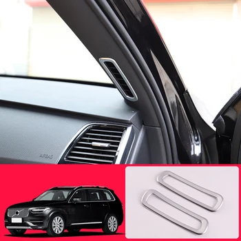 For Volvo XC90 2015 2016 2017 2018 ABS Matt Car Styling Interior Accessories A Pillar Air Vent Outlet Cover Trim 2pcs 
For Volvo XC90 2015 2016 2017 2018 ABS Matt Car Styling Interior Accessories A Pillar Air Vent Outlet Cover Trim 2pcs