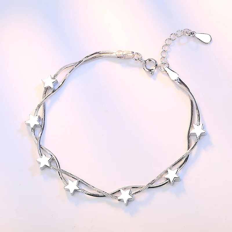New Fashion Charm Cube Star Snake Chains Bracelets Adjustable Link Chain Bangle Bracelet For Women Birthday Gift
New Fashion Charm Cube Star Snake Chains Bracelets Adjustable Link Chain Bangle Bracelet For Women Birthday Gift