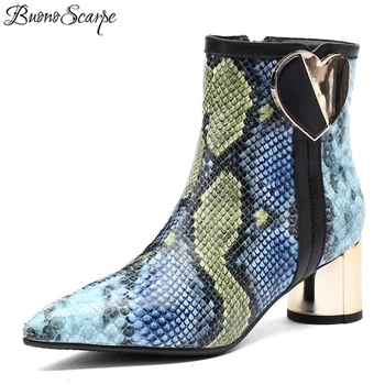 Buono Scarpe High Quality Genuine Leather Ankle Boots Pointed Toe Party Wedding Shoes Woman High Heels Pumps Female Basic Boots
Buono Scarpe High Quality Genuine Leather Ankle Boots Pointed Toe Party Wedding Shoes Woman High Heels Pumps Female Basic Boots