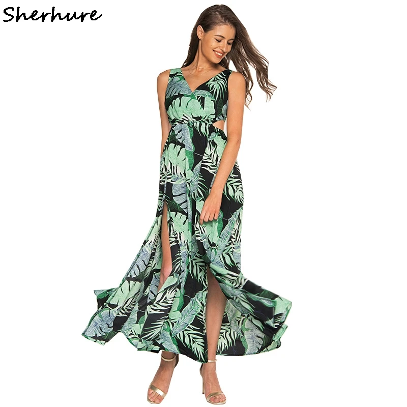 2019 Summer Sexy V-Neck Bohemian Women Maxi Dress Vestidos Backless Women Long Beach Dress Robe Femme
2019 Summer Sexy V-Neck Bohemian Women Maxi Dress Vestidos Backless Women Long Beach Dress Robe Femme