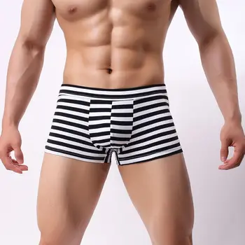 Men Striped Cotton Panties Men's Boxer Underwear Sexy Comfortable Men Underwear Boxer Underpants Classic Striped Male Underpants
Men Striped Cotton Panties Men's Boxer Underwear Sexy Comfortable Men Underwear Boxer Underpants Classic Striped Male Underpants