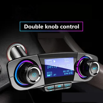Car Music MP3 Player Bluetooth Receiver U Disk TF Card Car FM Transmitter LED Dual USB Handsfree Calling Wireless Charger
Car Music MP3 Player Bluetooth Receiver U Disk TF Card Car FM Transmitter LED Dual USB Handsfree Calling Wireless Charger