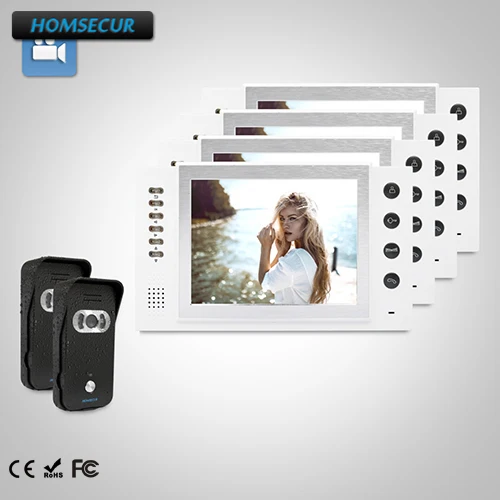 HOMSECUR 8" Wired Video Door Entry Phone Call System+Outdoor Monitoring 2C4M : TC021-B Camera(Black)+TM801R-W Monitor(White)
HOMSECUR 8" Wired Video Door Entry Phone Call System+Outdoor Monitoring 2C4M : TC021-B Camera(Black)+TM801R-W Monitor(White)