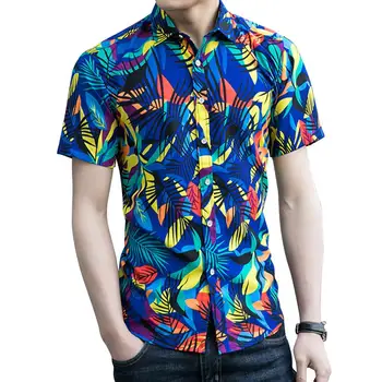 Yfashion Men Hawaiian Shirt Summer Beach Casual Shirts Tops Male Fashion Short Sleeves Printing Top Mens Shirts
Yfashion Men Hawaiian Shirt Summer Beach Casual Shirts Tops Male Fashion Short Sleeves Printing Top Mens Shirts
