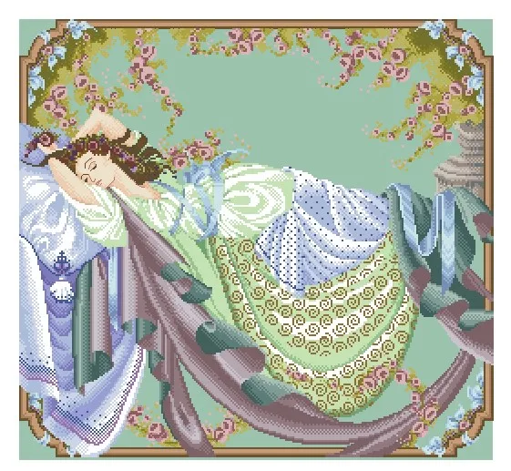 Gold Collection Chic Counted Cross Stitch Kit Sleeping Beauty Woman Lady Girl Lass Maid Md 5
Gold Collection Chic Counted Cross Stitch Kit Sleeping Beauty Woman Lady Girl Lass Maid Md 5