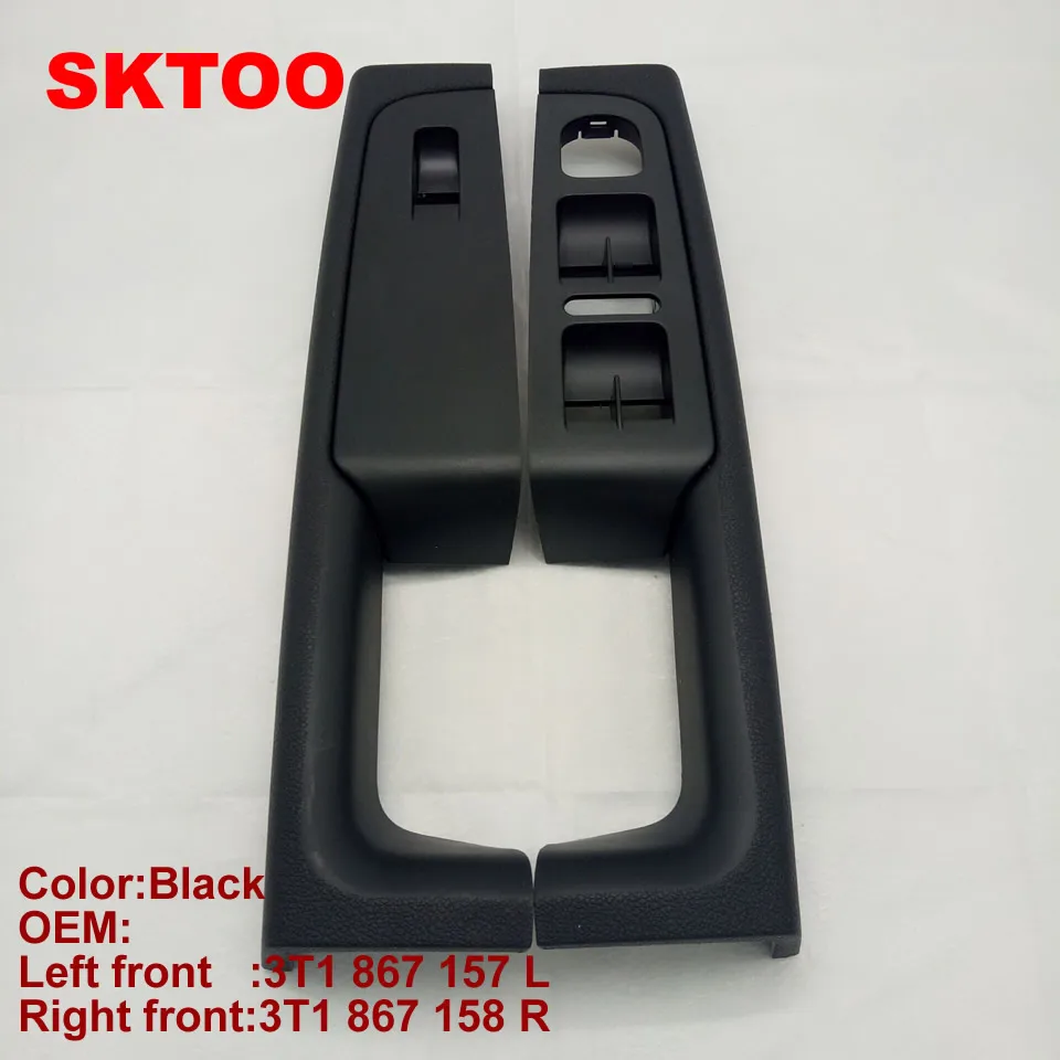 Skoda Superb door handle front left and right door armrest box inner handle frame, the lifter switch box black
Skoda Superb door handle front left and right door armrest box inner handle frame, the lifter switch box black