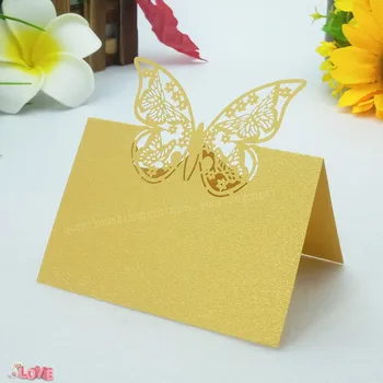 100Pcs Hollow Out Pearlescent Paper Butterfly Place NameTable Card Wedding Seat Card Wine Glasses Card Event Supply 6ZZ36
100Pcs Hollow Out Pearlescent Paper Butterfly Place NameTable Card Wedding Seat Card Wine Glasses Card Event Supply 6ZZ36