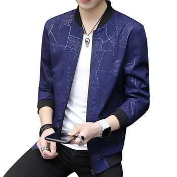 Men Jackets Nice New Casual Baseball Collar Coats Korean Version Plus Size Spring Autumn Slim For Male Printing Clothing
Men Jackets Nice New Casual Baseball Collar Coats Korean Version Plus Size Spring Autumn Slim For Male Printing Clothing