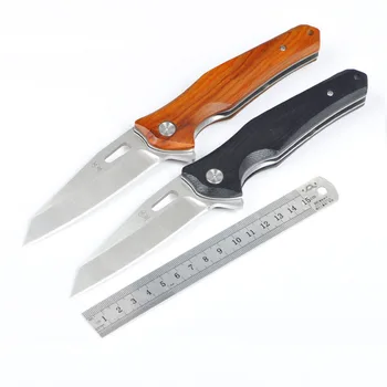 VOLTRON NEW V19 folding knife 9cr18 blade G10/Wood handle sharp pocket utility outdoor camping survival military knife EDC tool
VOLTRON NEW V19 folding knife 9cr18 blade G10/Wood handle sharp pocket utility outdoor camping survival military knife EDC tool