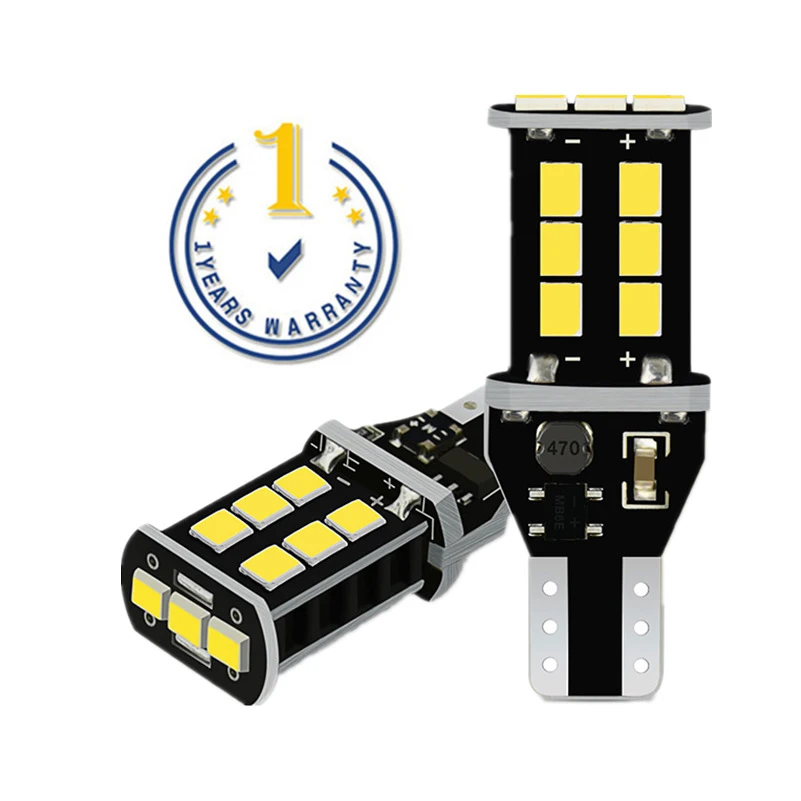 2pcs T15 W16W LED Canbus Bulb T16 921 912 906 Led Erroe Free Light Bulb Car Reverse Light Auto Backup Bulbs 2835 SMD 6500K White
2pcs T15 W16W LED Canbus Bulb T16 921 912 906 Led Erroe Free Light Bulb Car Reverse Light Auto Backup Bulbs 2835 SMD 6500K White