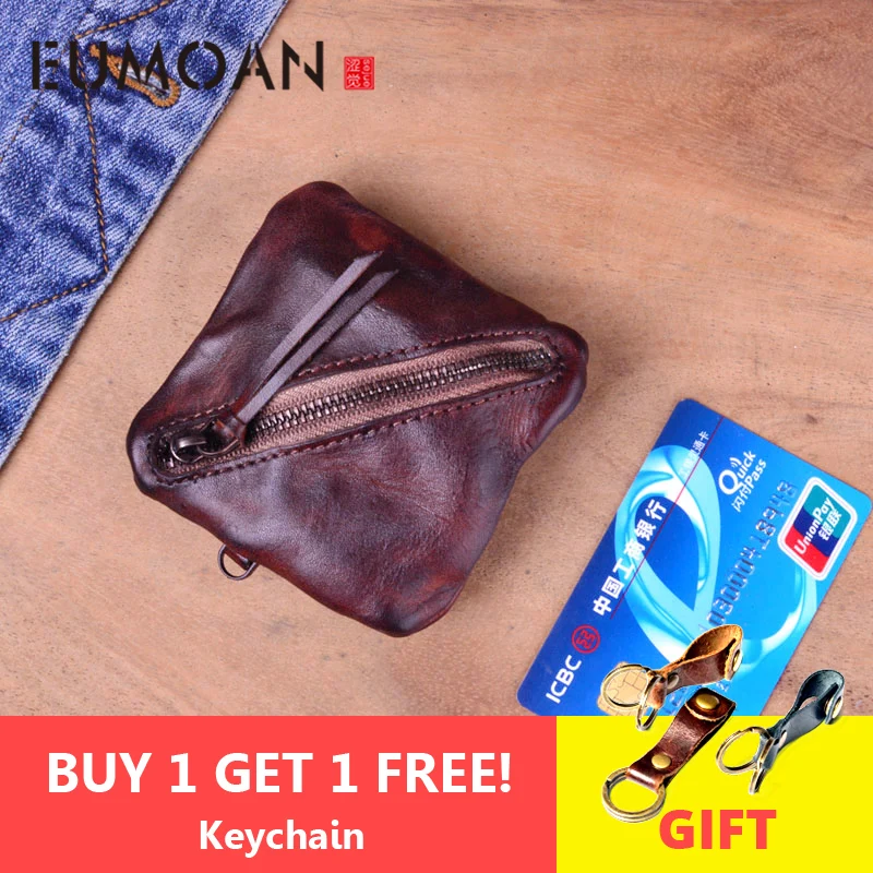 EUMOAN Genuine Leather Coin Purse Women Vintage Handmade Small Mini Wallet Card Holder Bag Case Zipper Change Female Purses
EUMOAN Genuine Leather Coin Purse Women Vintage Handmade Small Mini Wallet Card Holder Bag Case Zipper Change Female Purses