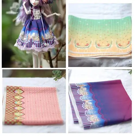 Doll Clothing DIY Sewing Craft Handmade Doll clothes material Fabric For blyth BJD Doll Cloths 16*47cm
Doll Clothing DIY Sewing Craft Handmade Doll clothes material Fabric For blyth BJD Doll Cloths 16*47cm