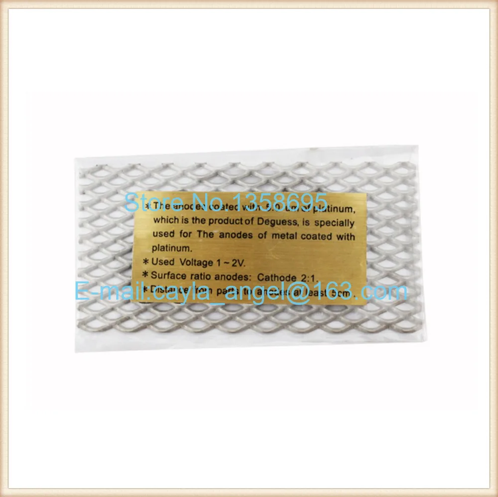 Free Shipping Electroplating Machine Accessory, Platinum Gold Titanium Mesh For Rectifier Machine
Free Shipping Electroplating Machine Accessory, Platinum Gold Titanium Mesh For Rectifier Machine