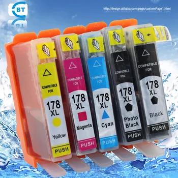 5pcs compatible hp178 178xl ink cartridge for hp C6380/C6300/C5300/C5383/C5380/C6383/D5460/D5400/D5463/ ProB8553 printer
5pcs compatible hp178 178xl ink cartridge for hp C6380/C6300/C5300/C5383/C5380/C6383/D5460/D5400/D5463/ ProB8553 printer