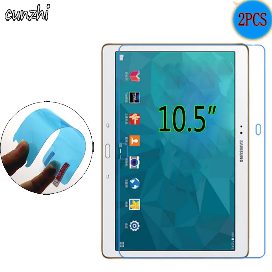 2PCS Clear Soft TPU Nano-coated Screen Protector Protective Film For Samsung Galaxy Tab S 10.5 T800 T805 10.5inch Tablet
2PCS Clear Soft TPU Nano-coated Screen Protector Protective Film For Samsung Galaxy Tab S 10.5 T800 T805 10.5inch Tablet
