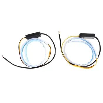 2x Ultrafine Flexible Cars DRL LED Daytime Running Turn Signal Lights LED Strip Guide Lights for Headlight Assembly Light
2x Ultrafine Flexible Cars DRL LED Daytime Running Turn Signal Lights LED Strip Guide Lights for Headlight Assembly Light
