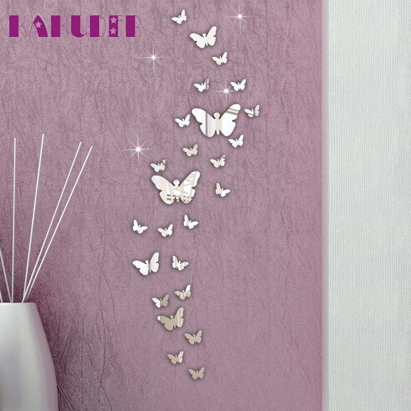 KAKUDER 30PC Butterfly Combination 3D Mirror Wall Stickers Home Decoration DIY p6802
KAKUDER 30PC Butterfly Combination 3D Mirror Wall Stickers Home Decoration DIY p6802