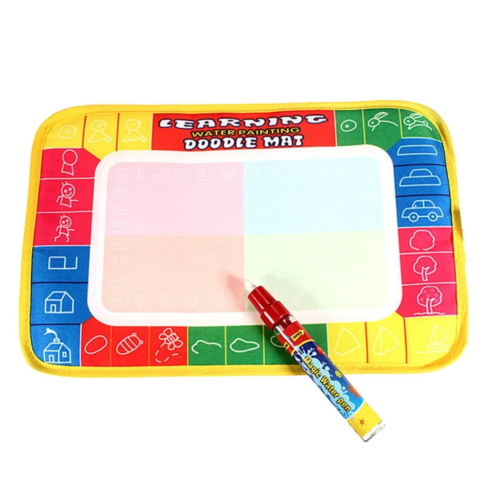 Funny Magic Learning Doodle Mat Drawing Painting Canvas Writing Board With Water Mat Pen For Children Kids Toy White Color
Funny Magic Learning Doodle Mat Drawing Painting Canvas Writing Board With Water Mat Pen For Children Kids Toy White Color