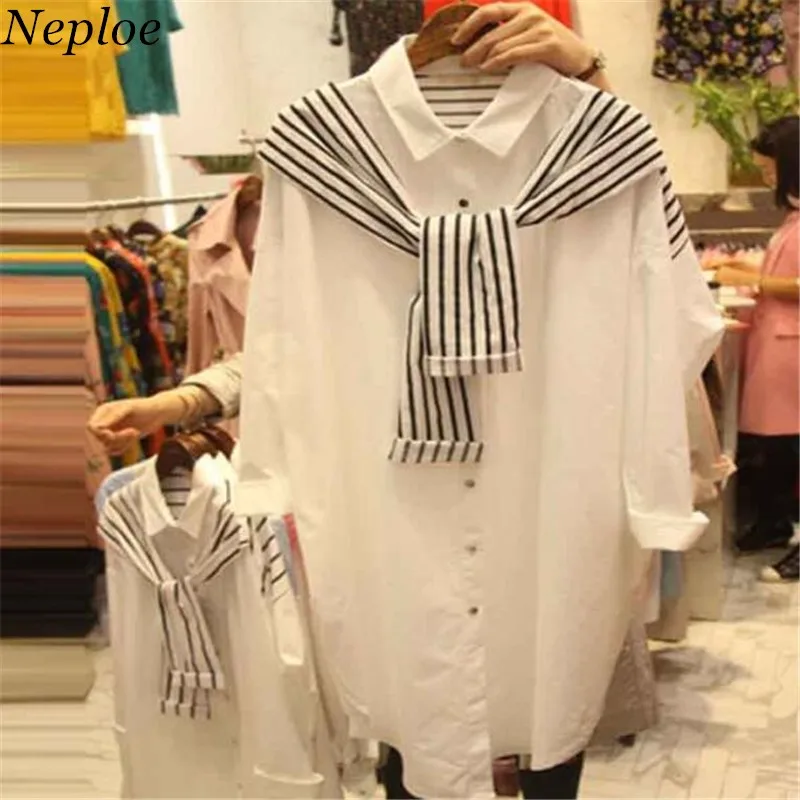 Neploe 2019 Autumn Fake Two Pieces Women Blouse Turn-down Collar Patchwork Shirts Single Breasted Long Blusa Feminina 68407
Neploe 2019 Autumn Fake Two Pieces Women Blouse Turn-down Collar Patchwork Shirts Single Breasted Long Blusa Feminina 68407