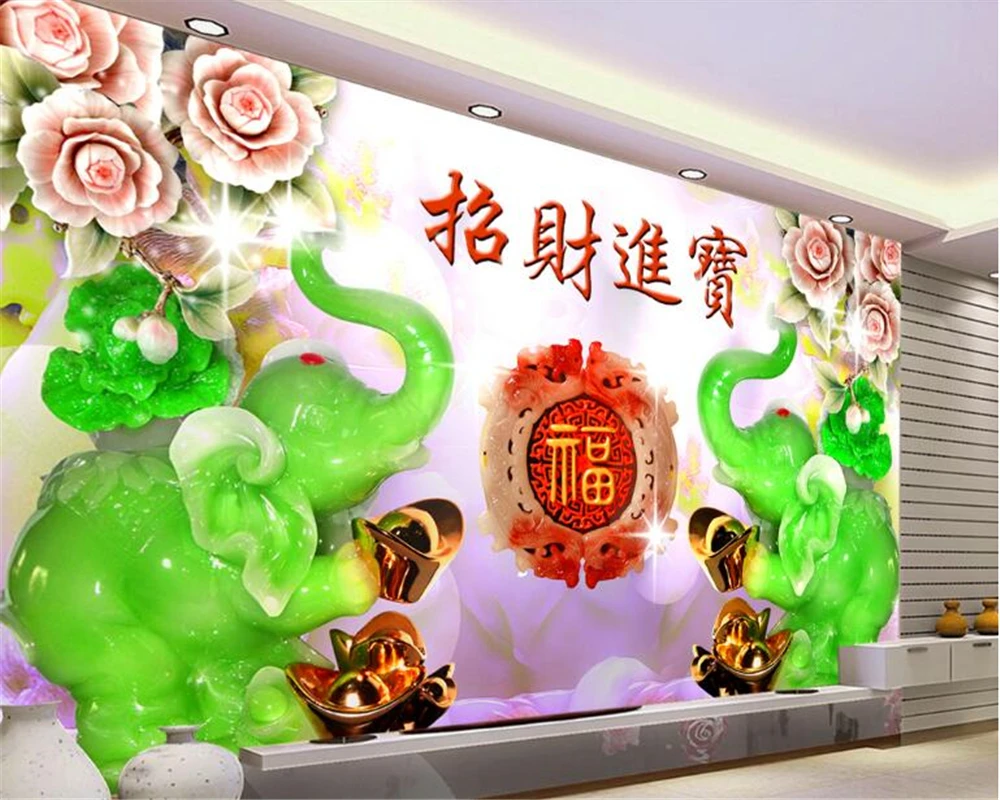 beibehang Fashion silk cloth wallpaper jade carving two cute elephant TV background wall papers home decor decorative painting
beibehang Fashion silk cloth wallpaper jade carving two cute elephant TV background wall papers home decor decorative painting