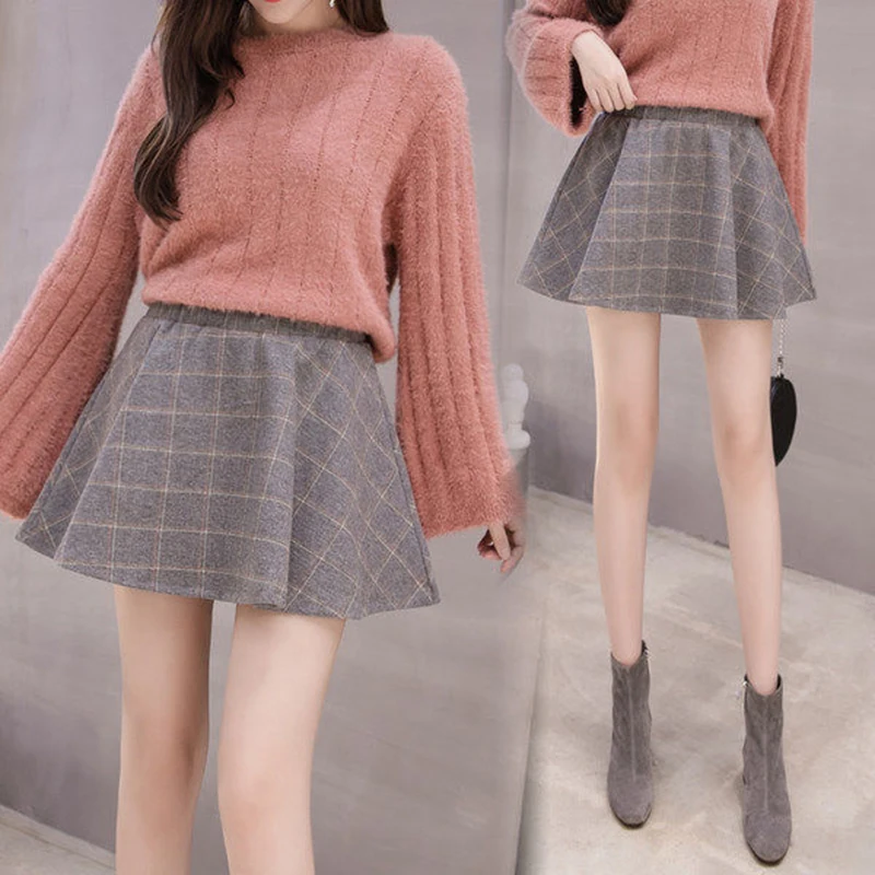 OLOEYJoker elastic waist woolen skirt female new high waist umbrella skirt a word skirt short skirt XDQ141
OLOEYJoker elastic waist woolen skirt female new high waist umbrella skirt a word skirt short skirt XDQ141
