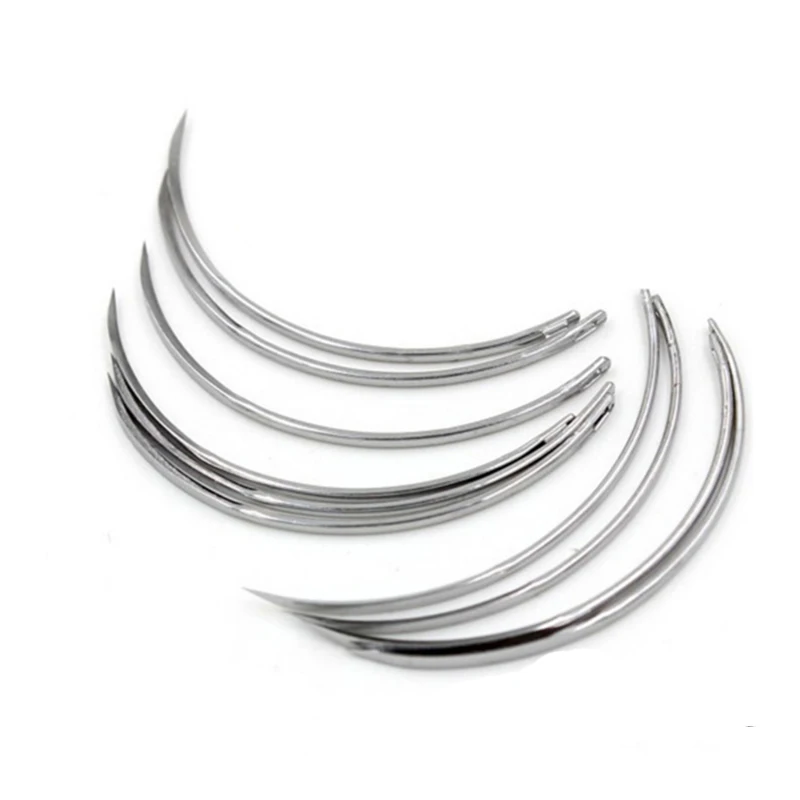 Suture Needle for Veterinary Surgical 10 Pcs Stainless Steel Pig Cattle Sheep Poultry Beast Suture Needle Vet Student Equipment
Suture Needle for Veterinary Surgical 10 Pcs Stainless Steel Pig Cattle Sheep Poultry Beast Suture Needle Vet Student Equipment
