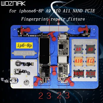 Motherboard Repair Fixture CPU Fingerprint home button repair Holder jig For iPhone 8 8p 7 7p 6s 6sp 6P a8 A9 A10 A11 NAND PCIE
Motherboard Repair Fixture CPU Fingerprint home button repair Holder jig For iPhone 8 8p 7 7p 6s 6sp 6P a8 A9 A10 A11 NAND PCIE