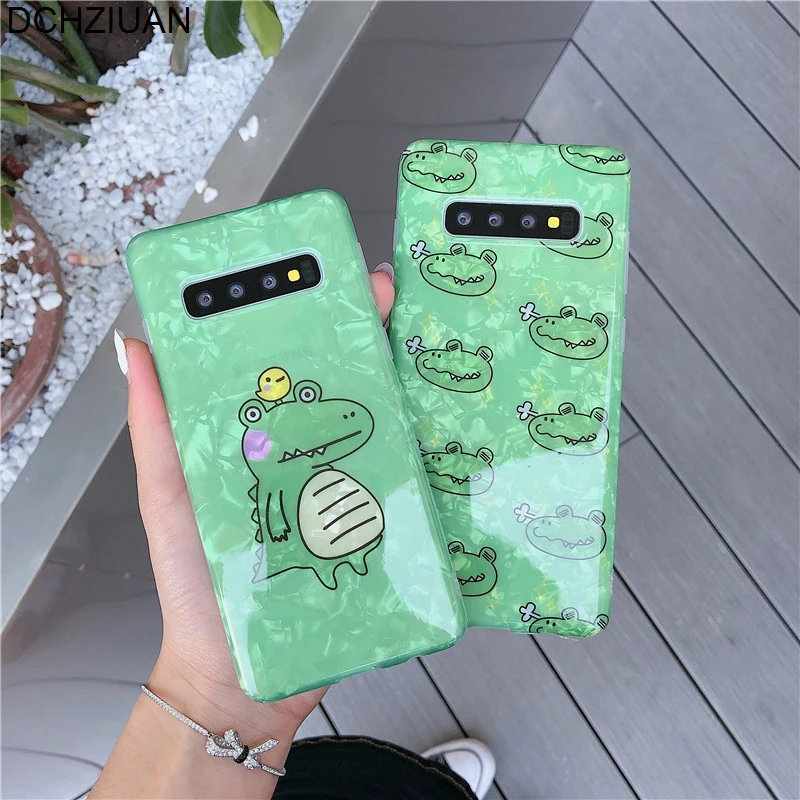 DCHZIUAN Conch Shell Crocodile Phone Case For Samsung Galaxy S10 S9 S8 Plus Note 8 9 Shine Soft Silicone Cute Cartoon Cover
DCHZIUAN Conch Shell Crocodile Phone Case For Samsung Galaxy S10 S9 S8 Plus Note 8 9 Shine Soft Silicone Cute Cartoon Cover