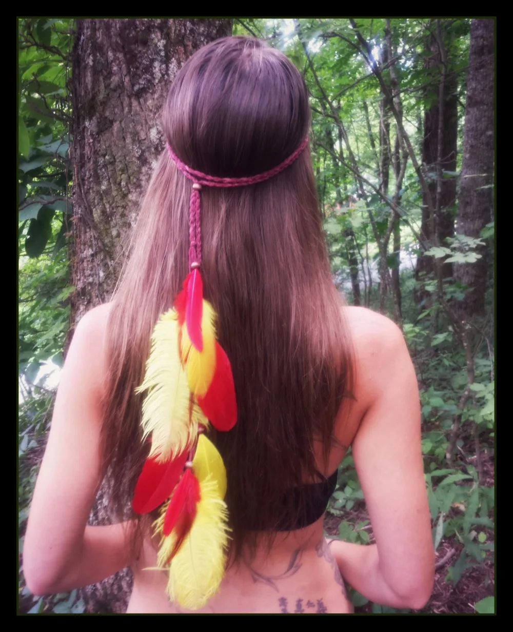 Bohemian Summer White Colorful Feathers Hairband For Women Female Fashion Headband Gypsy Peacock Hair Accessories Hippie Jewelry
Bohemian Summer White Colorful Feathers Hairband For Women Female Fashion Headband Gypsy Peacock Hair Accessories Hippie Jewelry