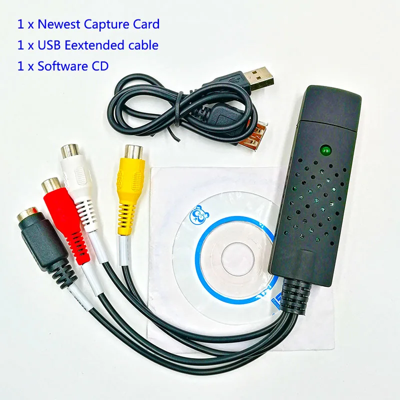 Для ПК/ноутбука USB 2 0 Карта видеозахвата ТВ тюнер видеомагнитофон DVD AV аудио