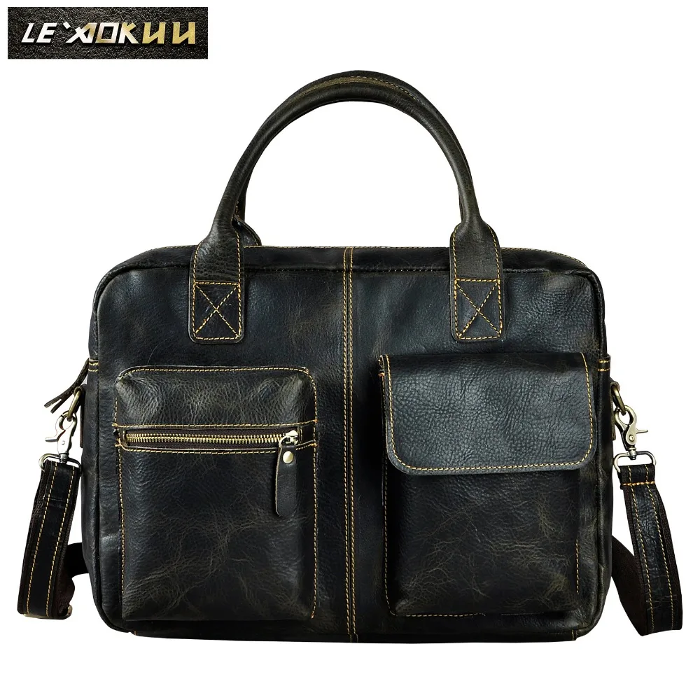 Men Original Leather Designer Travel Business Briefcase Computer Document Bag Attache Portfolio Tote Messenger Shoulder Bag B331
Men Original Leather Designer Travel Business Briefcase Computer Document Bag Attache Portfolio Tote Messenger Shoulder Bag B331