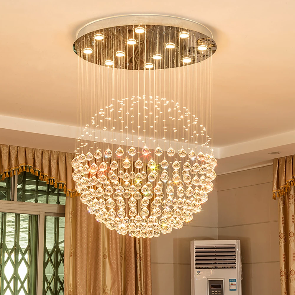 Crystal chandelier lighting round ball design light for living room bedroom restaurant hall ceiling chandeliers kitchen lamps
Crystal chandelier lighting round ball design light for living room bedroom restaurant hall ceiling chandeliers kitchen lamps