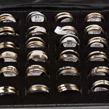 New 30 gold and silver 3 IN 1 stainless steel 4 mm multi-layer Korean version of Ins wind simple niche design ring
New 30 gold and silver 3 IN 1 stainless steel 4 mm multi-layer Korean version of Ins wind simple niche design ring