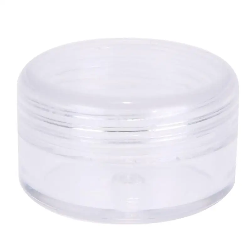 12pcs 5ml Clear Plastic Jars Nail Rhinestone Container Face Cream Lotion Cosmetic Storage Box Organizer Travel Refillable Bottle
12pcs 5ml Clear Plastic Jars Nail Rhinestone Container Face Cream Lotion Cosmetic Storage Box Organizer Travel Refillable Bottle