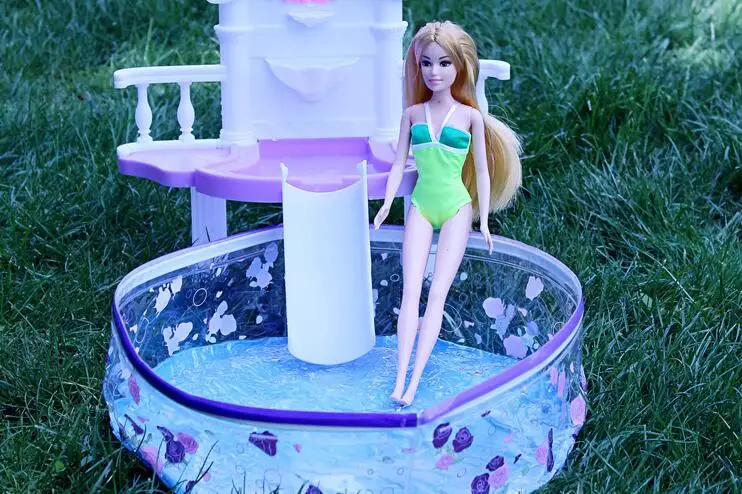 Sweet pool house party for case for barbie beach accessories can children playing in the water toys Gift Set
Sweet pool house party for case for barbie beach accessories can children playing in the water toys Gift Set