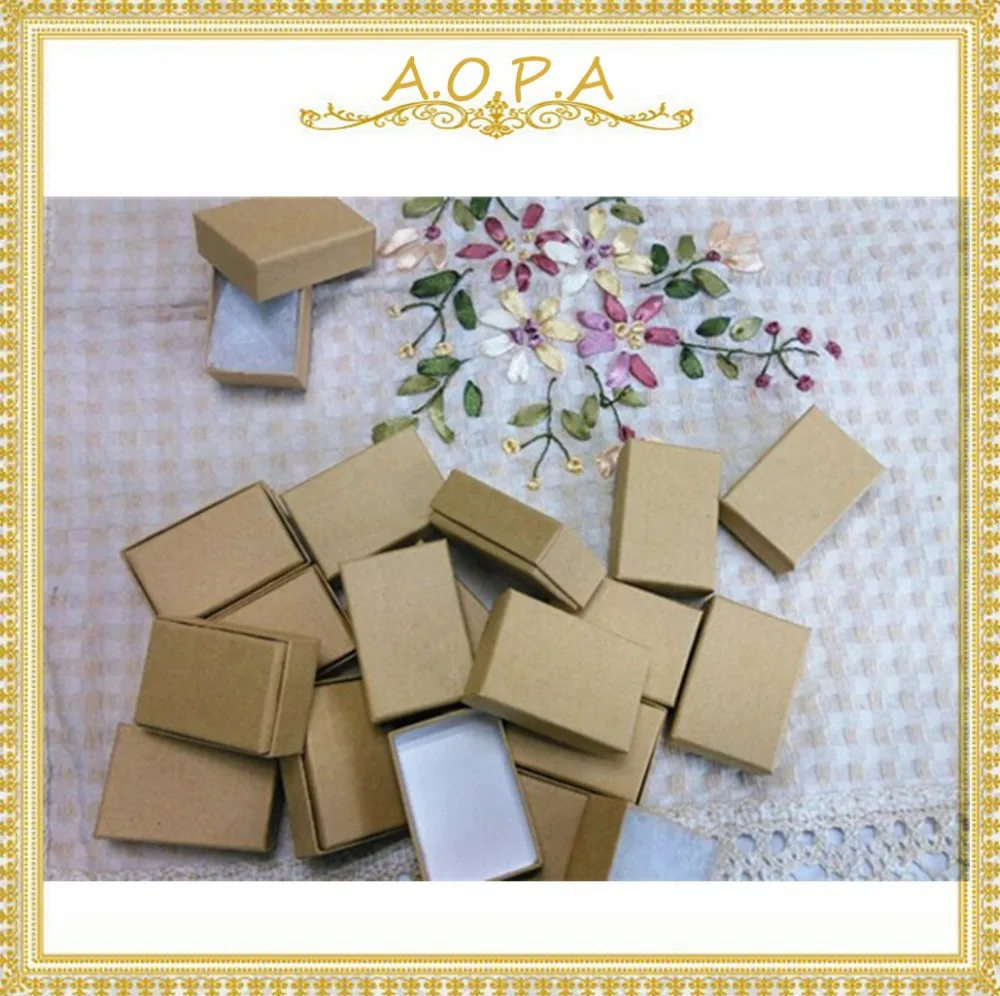 #11kraft 1 3/4x1 1/8x5/8 "(4.45X2.86X1.59) горячая Распродажа упаковочная коробка из хлопка 100 шт.