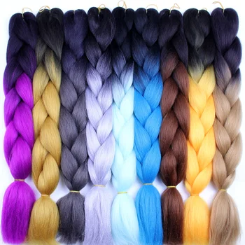 FALEMEI synthetic crochet braids hair ombre yaki bulk Jumbo Braiding Hair 100g/pack 5-6Packs can full a head 24inch 60colors
FALEMEI synthetic crochet braids hair ombre yaki bulk Jumbo Braiding Hair 100g/pack 5-6Packs can full a head 24inch 60colors