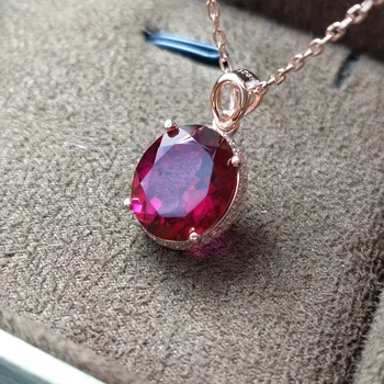 FLZB , Fine Jewelry 5.8ct 10*12mm Natural Red Topza Pendant in 925 Sterling Silver with 18K Rose Gold Plated Luxury Pendant
FLZB , Fine Jewelry 5.8ct 10*12mm Natural Red Topza Pendant in 925 Sterling Silver with 18K Rose Gold Plated Luxury Pendant