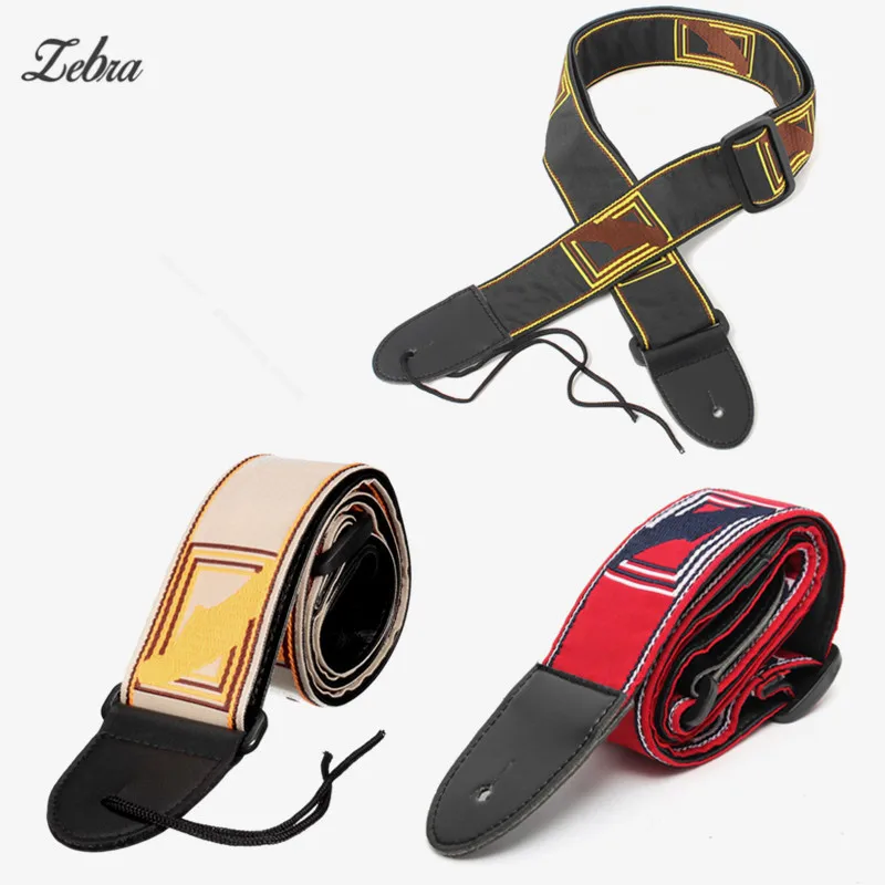 Zebra 30-49 inch Adjustable Guitar Belt Nylon Guitar Strap with Leather Ends For Electric Acoustic Guitar Parts & Accessories
Zebra 30-49 inch Adjustable Guitar Belt Nylon Guitar Strap with Leather Ends For Electric Acoustic Guitar Parts & Accessories