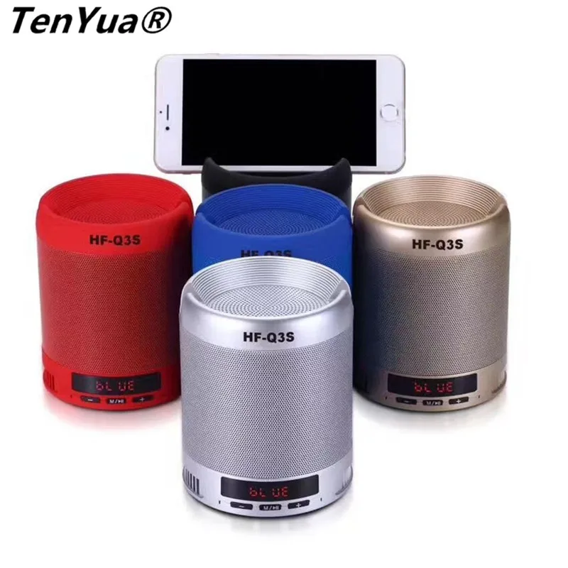 TenYua HF-Q3 Multi functional Wireless Portable Mini Bluetooth Speaker Handsfree Subwoofer with Mic FM For Smarter Phone
TenYua HF-Q3 Multi functional Wireless Portable Mini Bluetooth Speaker Handsfree Subwoofer with Mic FM For Smarter Phone