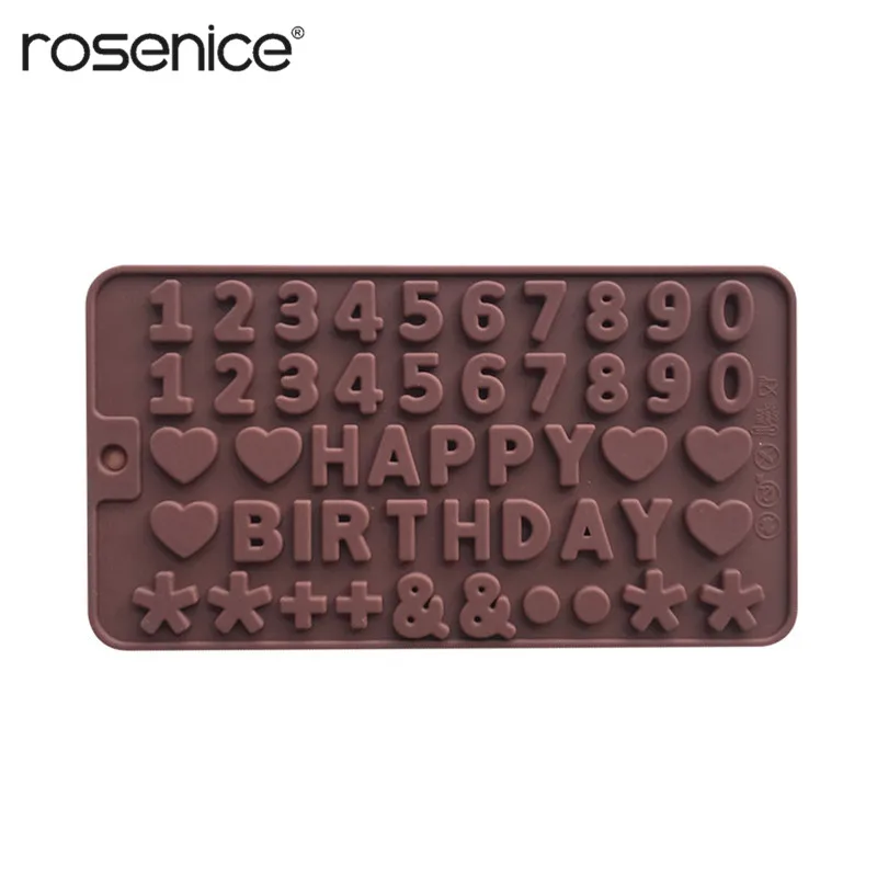 Nonstick 3D HAPPY BIRTHDAY and Numbers Chocolate Cookie Molds Cake Decoration Moulds Sugar Craft Cupcake Decorating Tools
Nonstick 3D HAPPY BIRTHDAY and Numbers Chocolate Cookie Molds Cake Decoration Moulds Sugar Craft Cupcake Decorating Tools