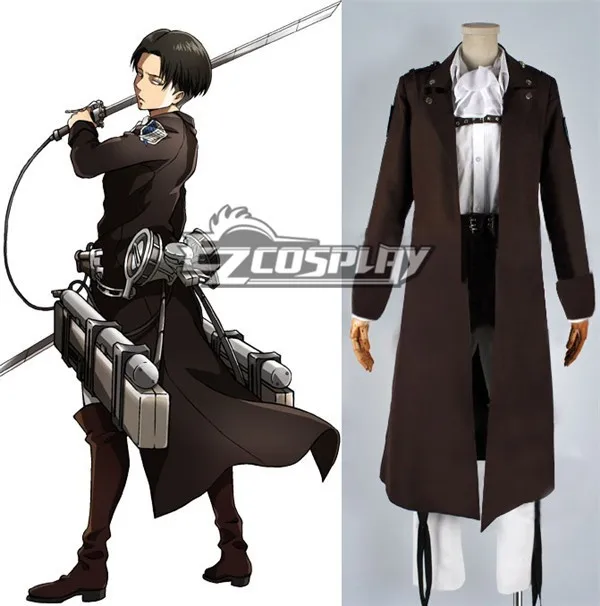Attack on Titan (Shingeki no Kyojin) Special Night Fighting Soldiers Maneuver Rivaille Levi Cosplay Costume E001 cotton+polyster
Attack on Titan (Shingeki no Kyojin) Special Night Fighting Soldiers Maneuver Rivaille Levi Cosplay Costume E001 cotton+polyster