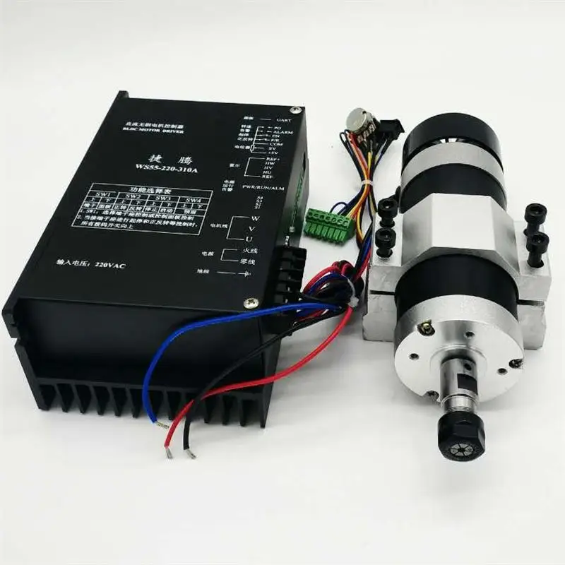 600W Brushless Engraving Machine spindle Motor air-cooling CNC Spindle motor CNC Engraving Machine ER11 220VAC Driver
600W Brushless Engraving Machine spindle Motor air-cooling CNC Spindle motor CNC Engraving Machine ER11 220VAC Driver