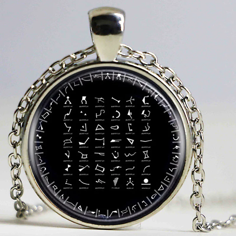 1pcs/lot Stargate Logo Necklace & Pendant Cabochon Vintage Black Chain Statement Necklace For WomenMen
1pcs/lot Stargate Logo Necklace & Pendant Cabochon Vintage Black Chain Statement Necklace For WomenMen