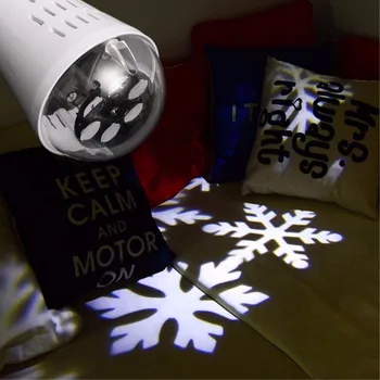 Christmas Snowflake Projector Lamp Bulb Patterns Lighting Sparkling Waterproof Spotlights Garden Tree Wall Decoration Holiday
Christmas Snowflake Projector Lamp Bulb Patterns Lighting Sparkling Waterproof Spotlights Garden Tree Wall Decoration Holiday
