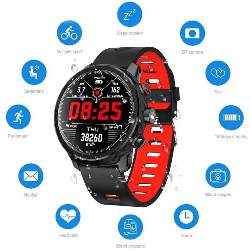 L5 Smart Watch Waterproof Men Smart Watch Bluetooth Android Wristband Call Reminder Heart Rate Pedometer Swimming Ip68
L5 Smart Watch Waterproof Men Smart Watch Bluetooth Android Wristband Call Reminder Heart Rate Pedometer Swimming Ip68