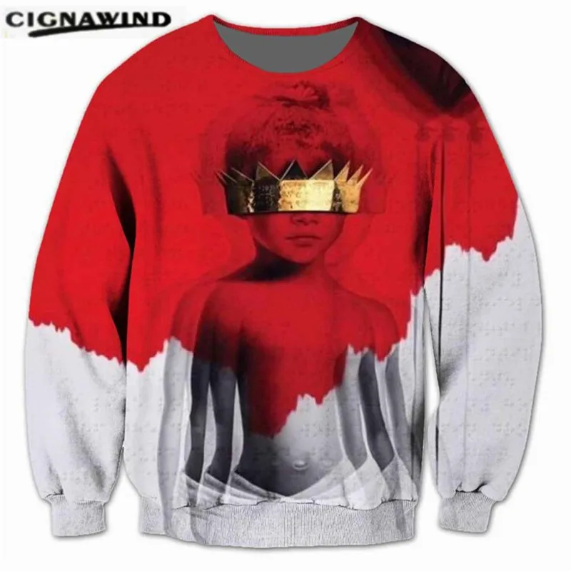 Alisister Rihanna Anti Sublimation 3D Print Sweatshirt Jumper Outfits Hoodies men women Fashion Hip Hop Sweatershirts streetwear
Alisister Rihanna Anti Sublimation 3D Print Sweatshirt Jumper Outfits Hoodies men women Fashion Hip Hop Sweatershirts streetwear