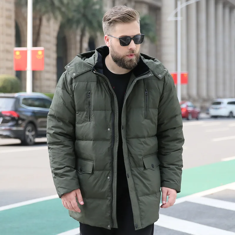 2019 Men's Thick Large size XL-8XL 9XL 10XL Hooded Park Thermal Jacket Autumn and Winter Collar Men's jacket Color Black / Green
2019 Men's Thick Large size XL-8XL 9XL 10XL Hooded Park Thermal Jacket Autumn and Winter Collar Men's jacket Color Black / Green