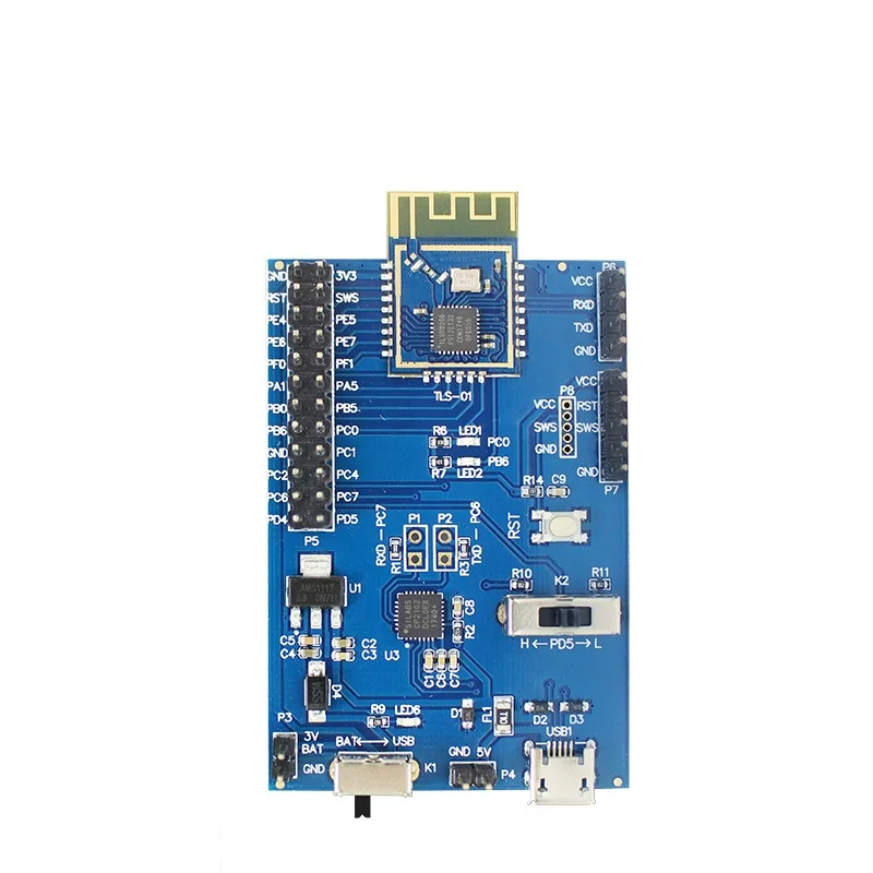 TLSR8266 Bluetooth module test development board TLS-01 USB-TTL string AT debugging
TLSR8266 Bluetooth module test development board TLS-01 USB-TTL string AT debugging
